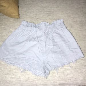 Paper bag shorts with ELASTIC waist! ❤️ w/ pockets